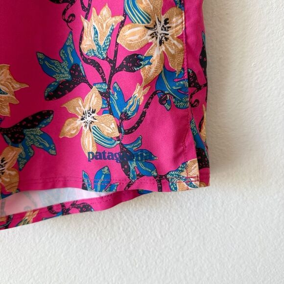 Patagonia Hot Pink Floral Board Shorts - Picture 5 of 9
